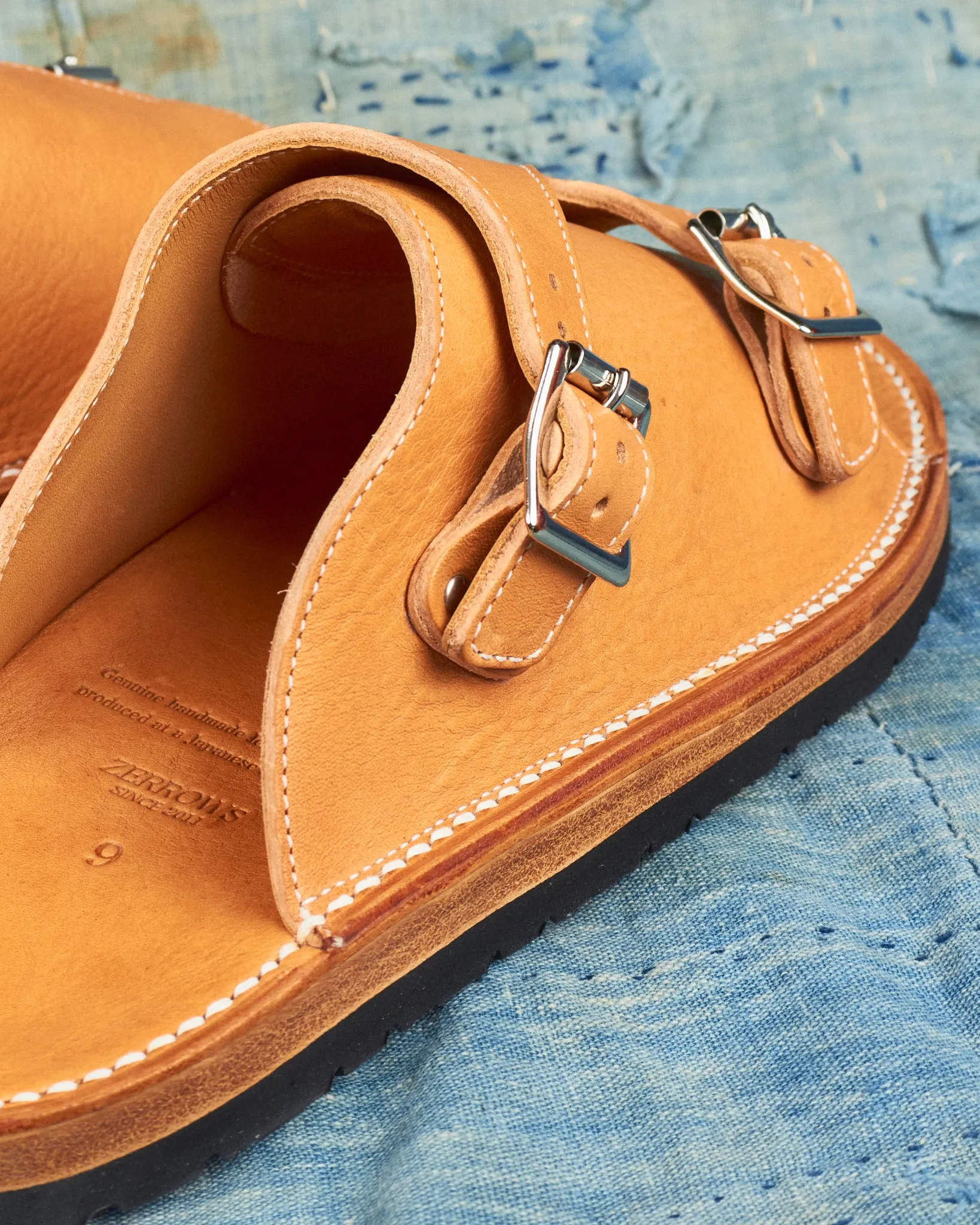 Zerrows Double Monk Sandal Camel