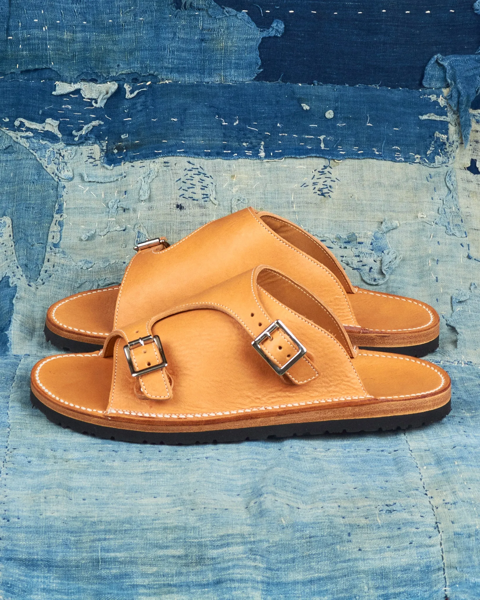 Zerrows Double Monk Sandal Camel