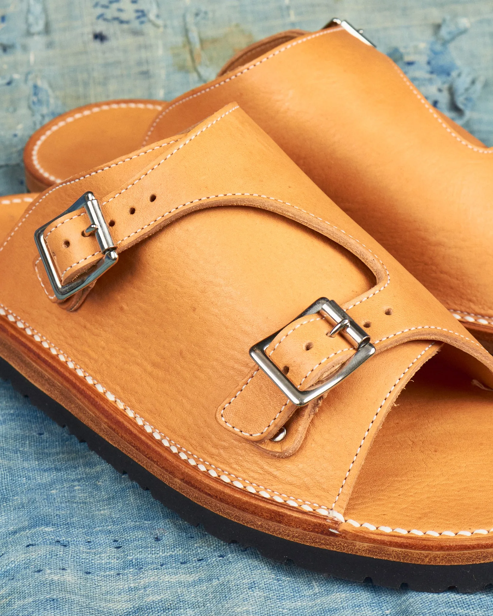 Zerrows Double Monk Sandal Camel