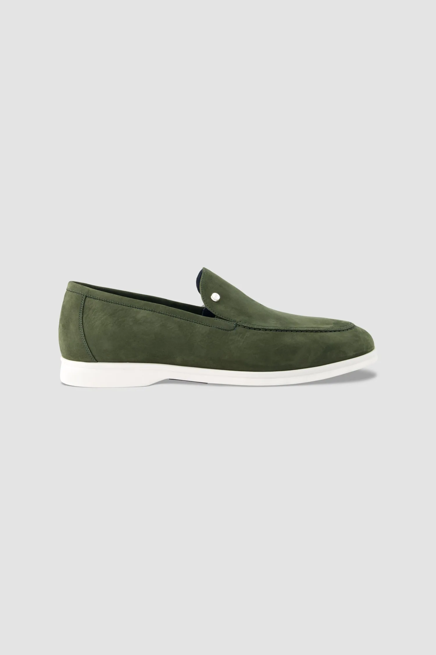Zilli Green Suede Calfskin Loafers